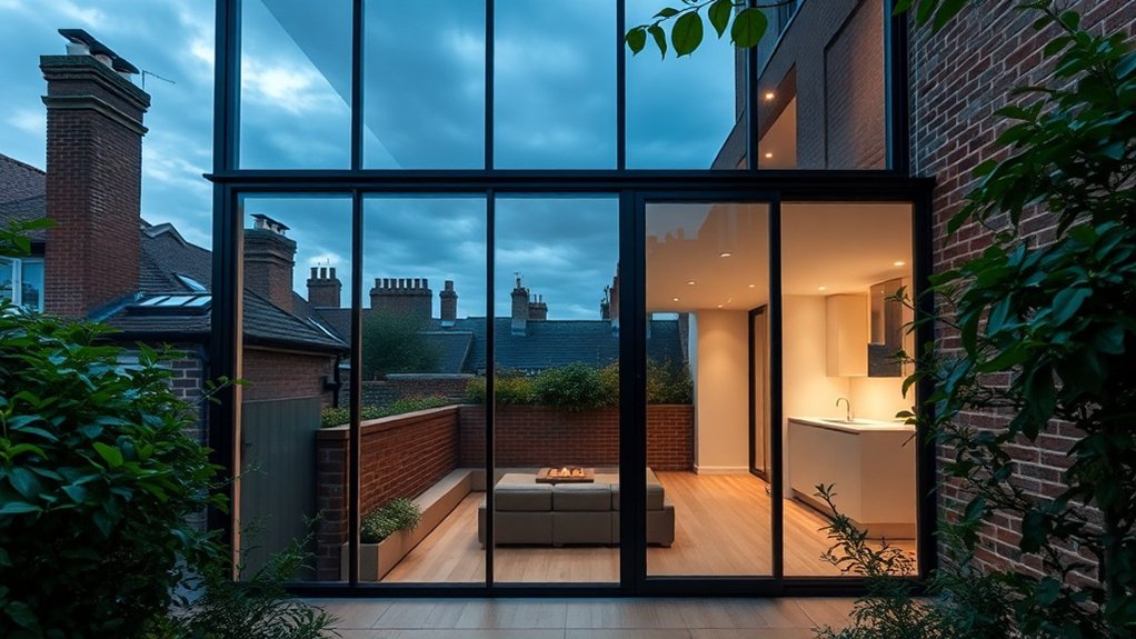 Glass Extension Walls Ealing
