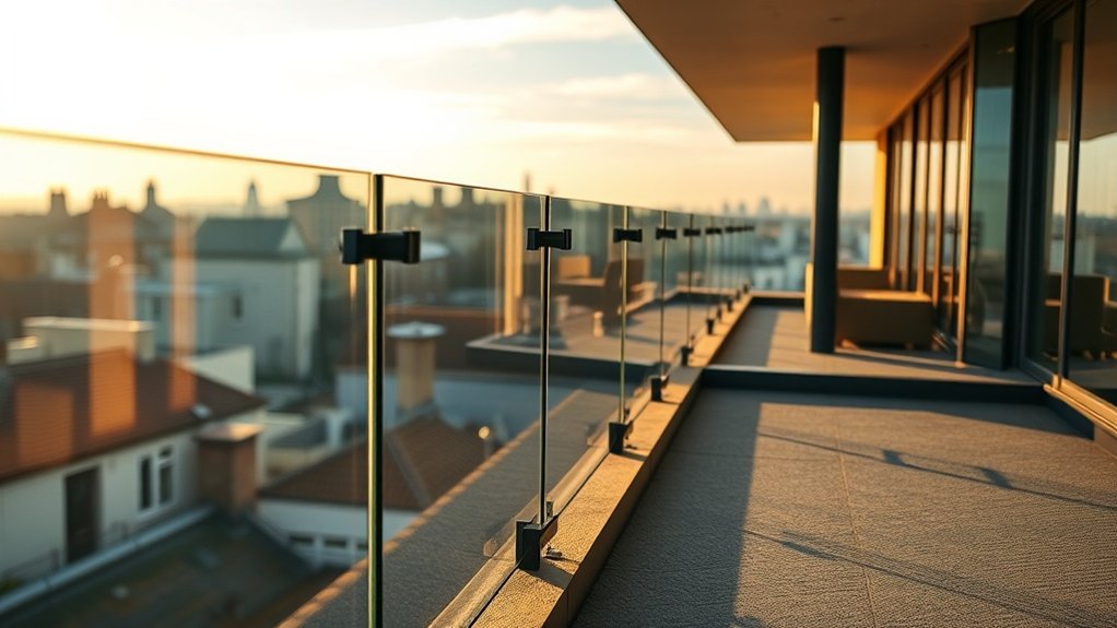 Terrace Glass Balustrades Ealing